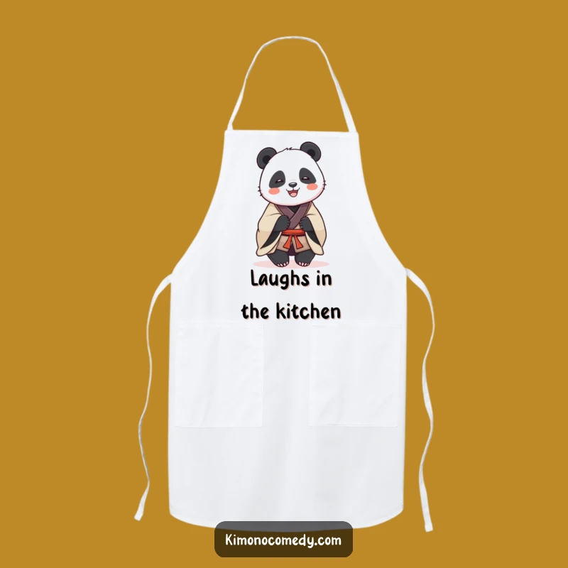 Funny Panda Kimono Apron: Dignified Kitchen Wear, Perfect Joyful Cooking Gift