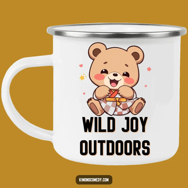 Adventure Ready Funny Kawaii Bear Camping Mug - Joyful Tumbling