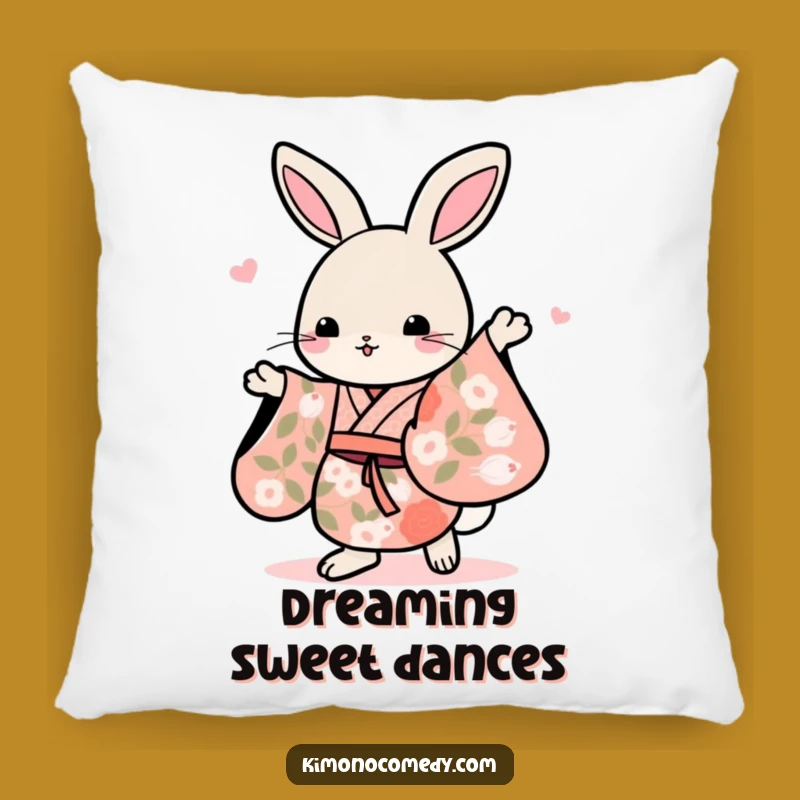 Funny Kawaii Rabbit Dance Pillow - Cozy & Lively Funny Gift