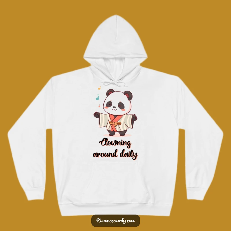 Cozy Funny Kawaii Panda Kimono Hoodie: Warm Juggling, Cute Comfort, Perfect Gift