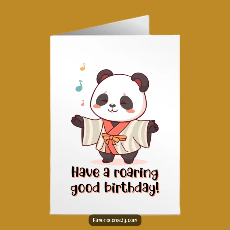 Free Printable Kawaii Panda Juggling Birthday Card - Funny Circus Downloadable Gift
