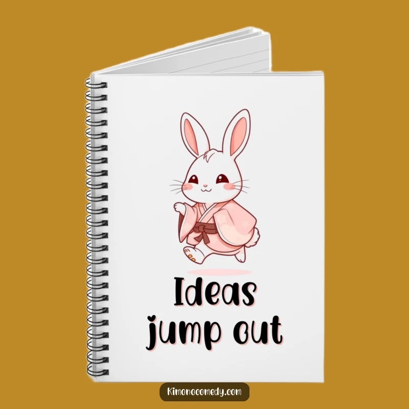 Funny Rabbit Kimono Notebook: Jot Down Ideas with Hoppy Charm and Cute Flair