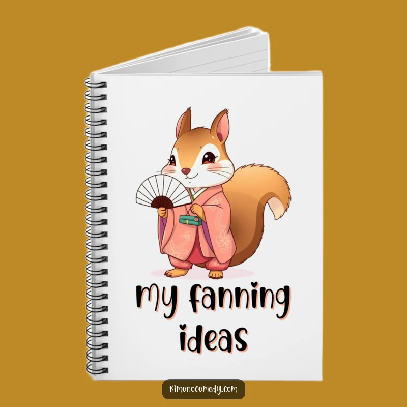 Funny Squirrel Kimono Notebook: Cute Journal for Ideas, Notes, and Creative Writing