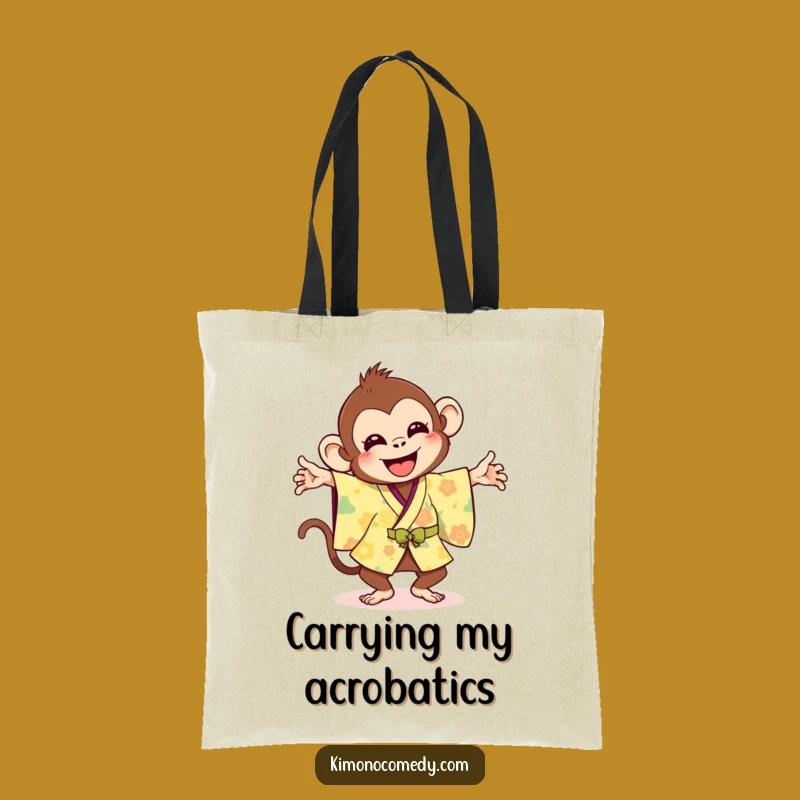 Funny Monkey Flip Tote Bag: Carry Your Fun with Joyful Flair!