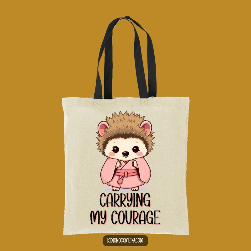 Funny Hedgehog Kimono Tote Bag – Stylish & Hilarious Accessory for Everyday Humor